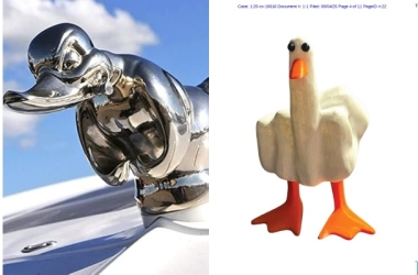 没想到吧！28家店铺因一只鸭子被冻！还有22张搞怪图片已被取证！梯子稳定器，刚下证就起诉！卖家快及时止损吧